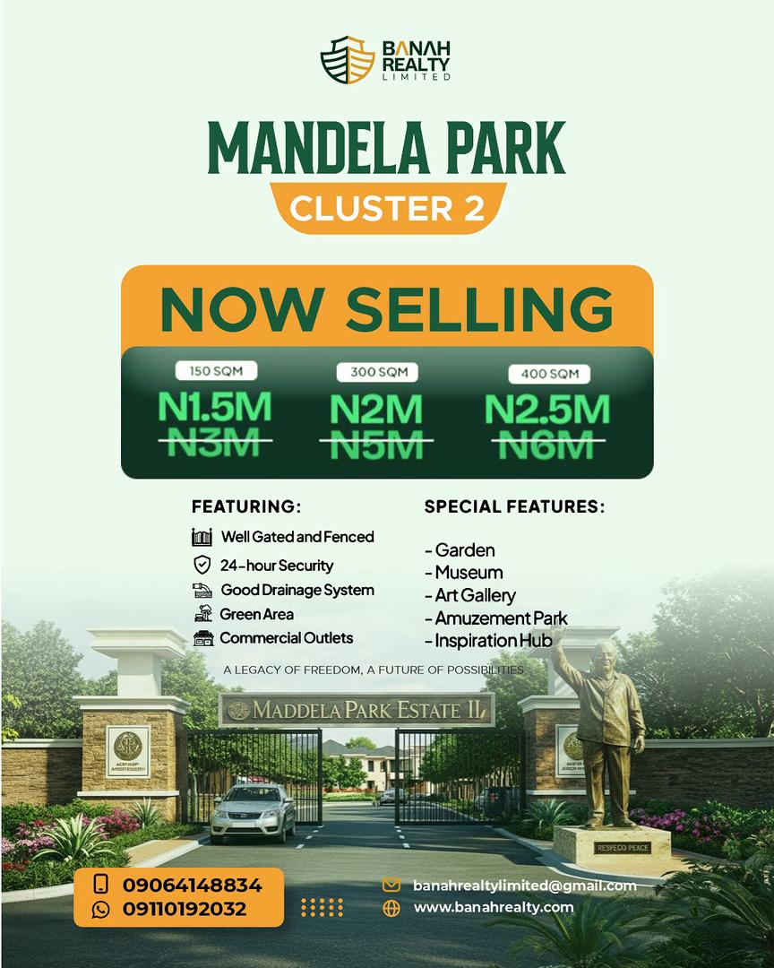 MANDELA PARK Cluster ll
